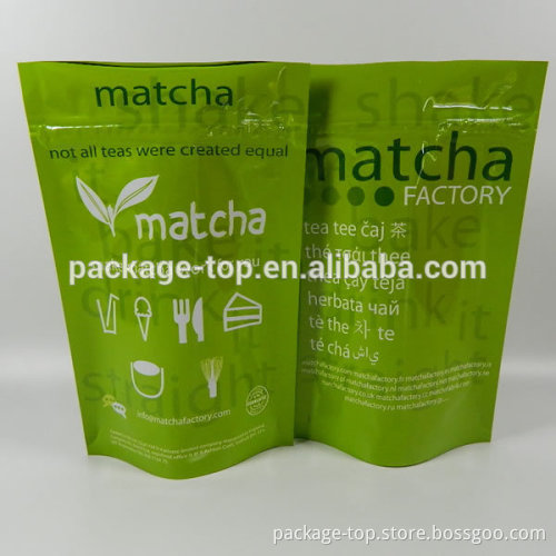 stand up pouch with zipper/plastic zip lock bag/doypack bag with window